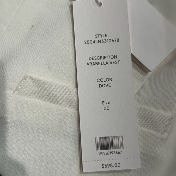 Veronica Beard Arabella Halter Vest Dove NWT - Picture 10 of 11